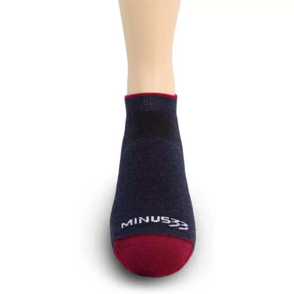 Minus33 Merino Wool Clothing Mountain Heritage All Season Lightweight No Show Socks Made in USA New HampshirePatriot