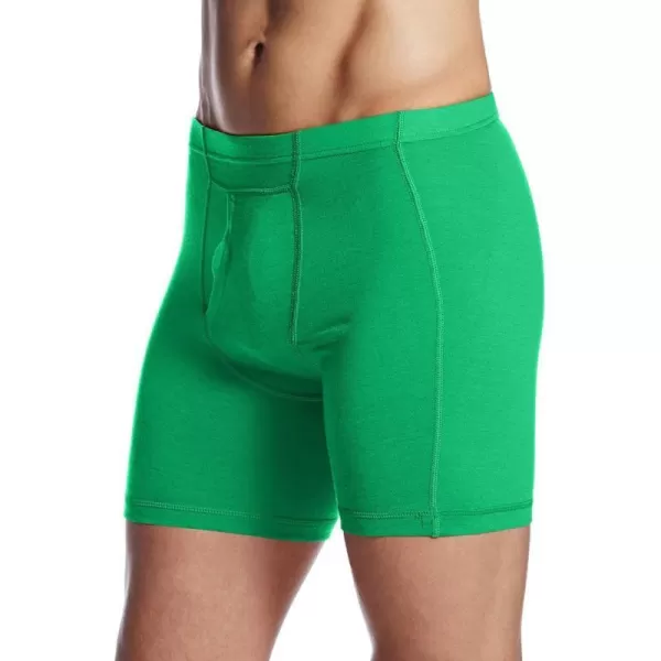 100 Merino Wool Mens Lightweight Boxer BriefZephyr Green