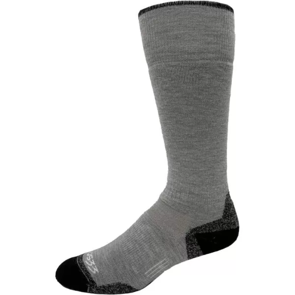 USA Made  Boot Socks  Hunting Socks  Merino Wool  Mountain HeritageS56 Lightweight Ash Gray