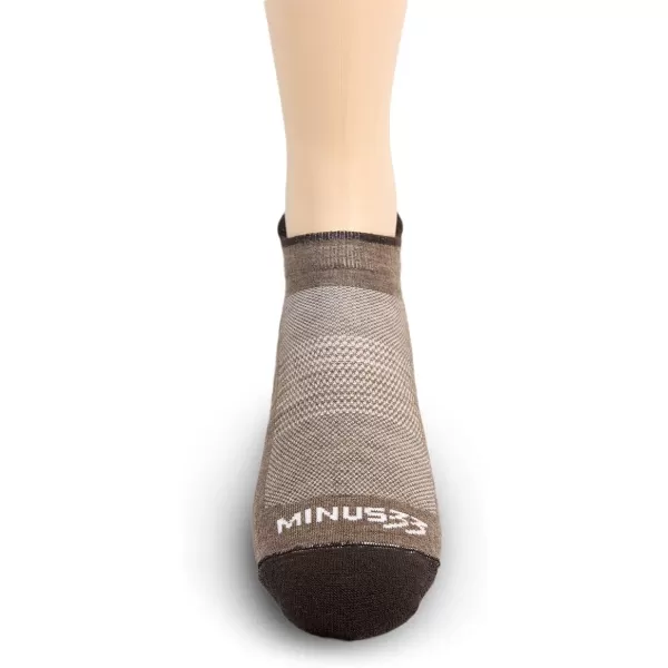 Minus33 Merino Wool Clothing Mountain Heritage No Show Tab Liner Socks Made in USA New HampshireCoffee