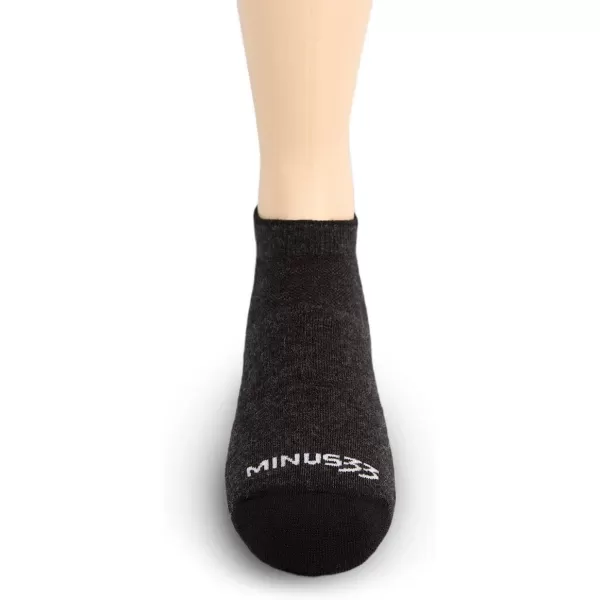 USA Made  No Show Socks  Running Socks  Merino Wool  Mountain HeritageS51 Lightweight Black