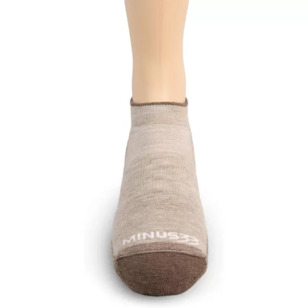 USA Made  No Show Socks  Running Socks  Merino Wool  Mountain HeritageS51 Lightweight Oatmeal