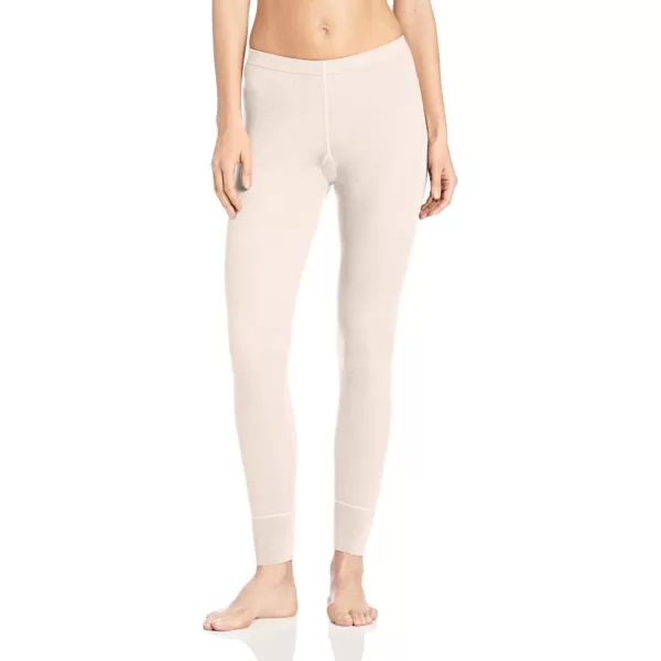 Womens 100 Merino Wool Midweight Base Layer Bottoms  Thermal Underwear  No Itch Renewable FabricNatural Cream