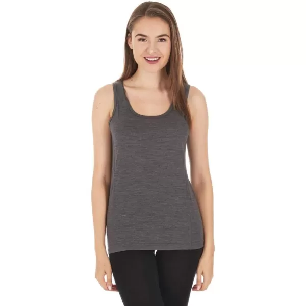 Minus33 Merino Wool 2003 Lafayette Womens Lightweight Wool Tank TopCharcoal Grey