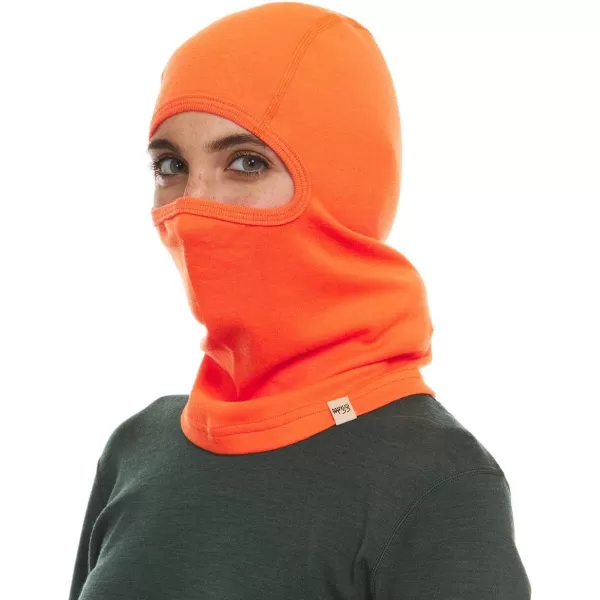 100 Merino Wool BalaclavaBlaze Orange