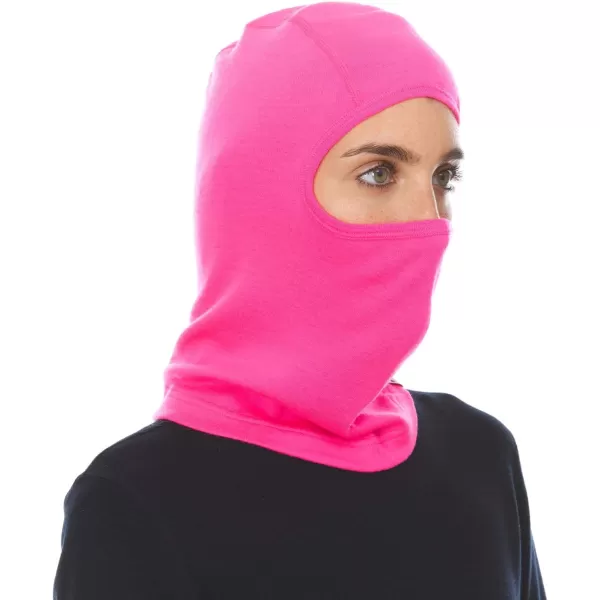 100 Merino Wool BalaclavaBlaze Pink