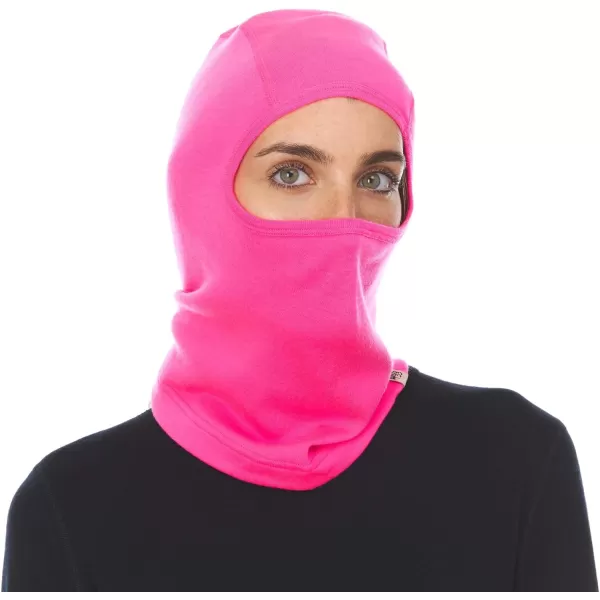 100 Merino Wool BalaclavaBlaze Pink