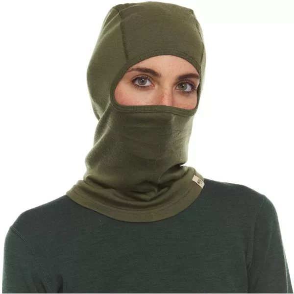 100 Merino Wool BalaclavaOlive Drab