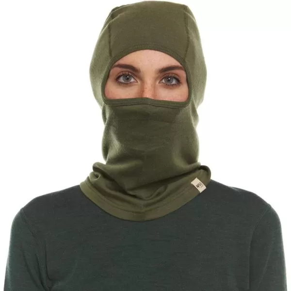 100 Merino Wool BalaclavaOlive Drab