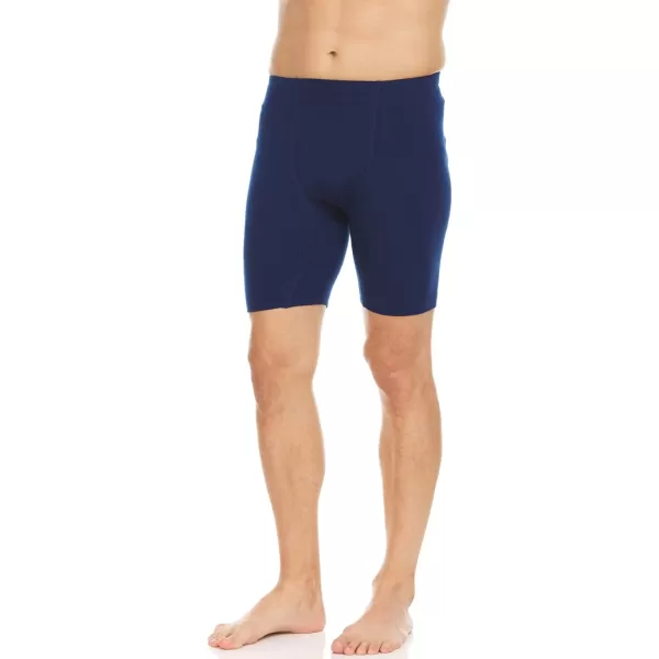 Mens Merino Wool Midway Boxer Briefs  Everyday Wear  Breathable UnderwearNavy Blue