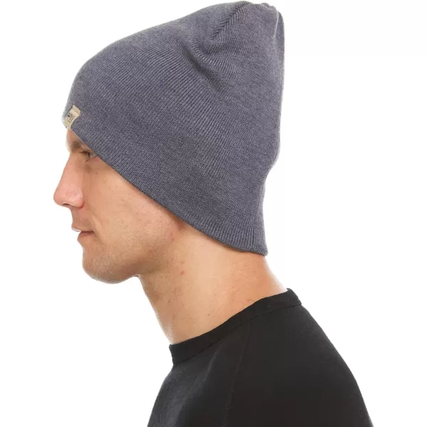 Minus33 Expedition Knit Beanie  100 Merino Wool  Heavyweight Winter HatCharcoal Gray