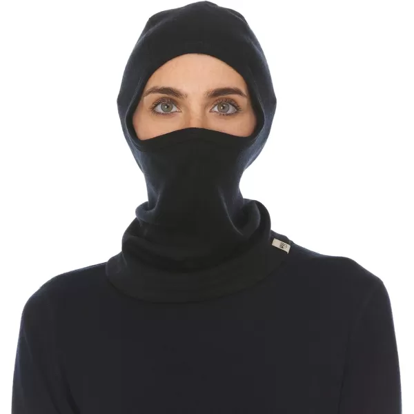 Minus33 Merino Wool  Expedition Balaclava  Cold Weather Ski Face Mask  HeavyweightBlack