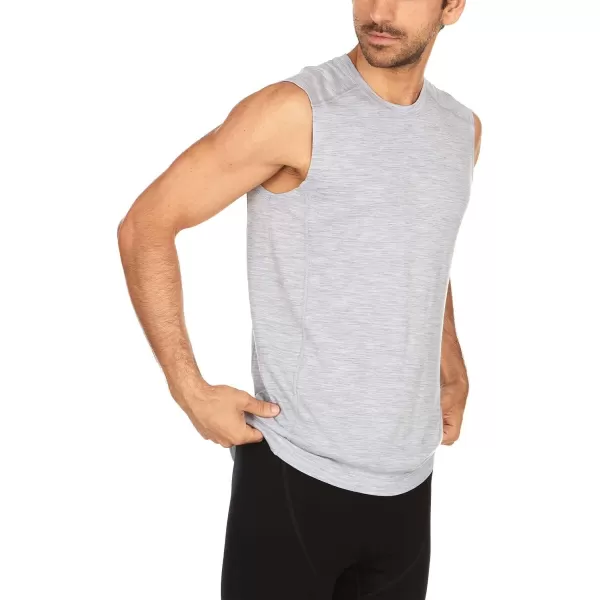 Minus33 Merino Wool 1003 Mens Micro Sleeveless  84 Merino Wool 12 Nylon 4 SpandexAsh Gray