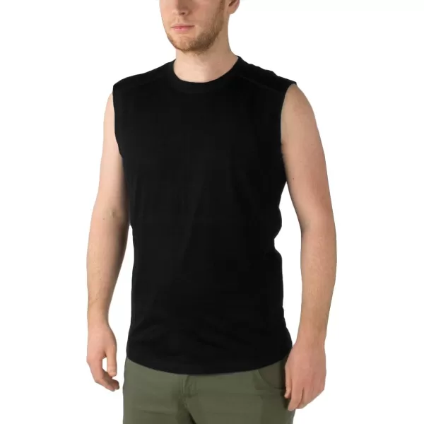 Minus33 Merino Wool 1003 Mens Micro Sleeveless  84 Merino Wool 12 Nylon 4 SpandexBlack