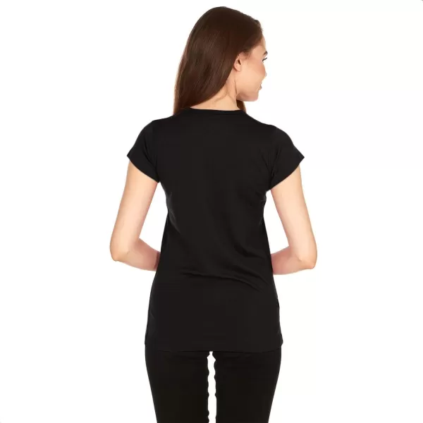 Minus33 Merino Wool 2001 Appalachia Womens Lightweight Short Sleeve Crew  No Itch Renewable FabricBlack