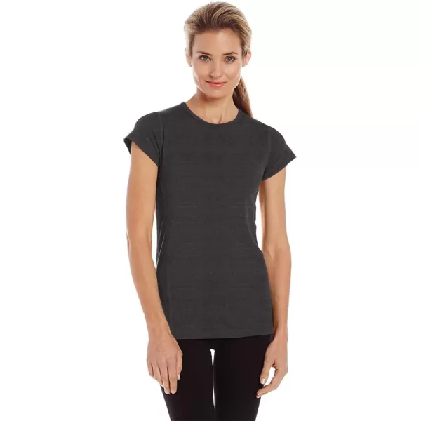 Minus33 Merino Wool 2001 Appalachia Womens Lightweight Short Sleeve Crew  No Itch Renewable FabricCharcoal Grey