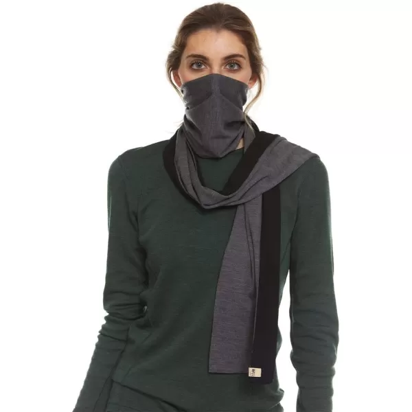 Minus33 Merino Wool 6571 Alpine ScarfCharcoal Grey