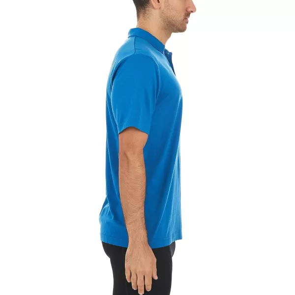 Minus33 Merino Wool 701 Kearsarge Men  s Lightweight Polo Shirt  No Itch Renewable FabricAzure Blue