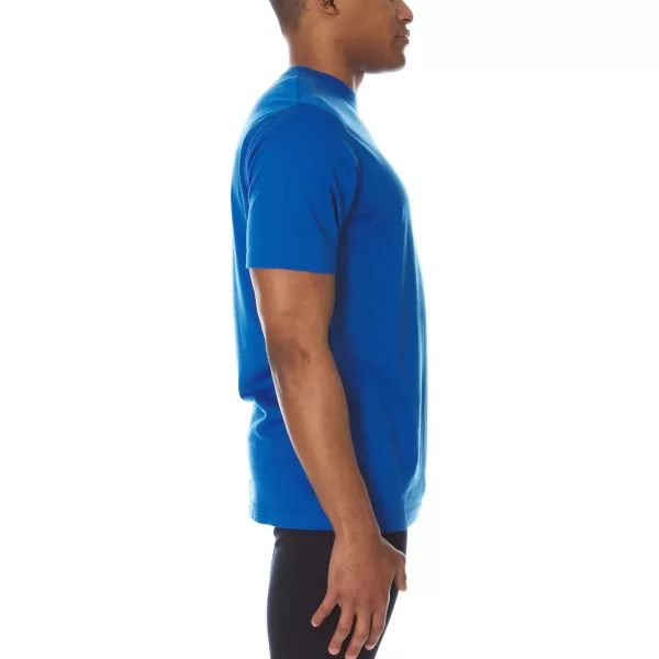 Minus33 Merino Wool 703 Algonquin Mens Lightweight Short Sleeve Crew  No Itch Renewable FabricAzure Blue