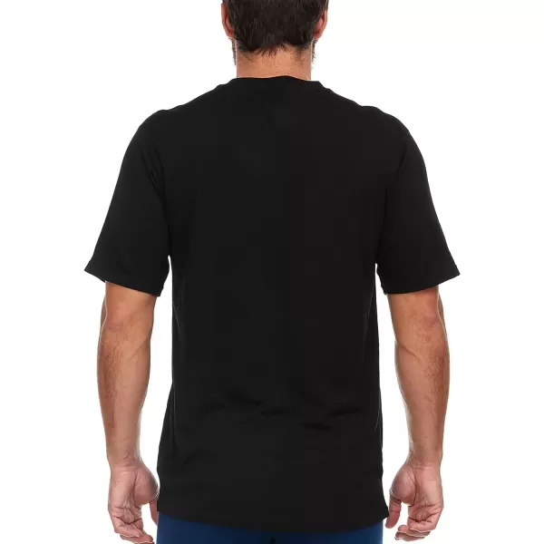 Minus33 Merino Wool 703 Algonquin Mens Lightweight Short Sleeve Crew  No Itch Renewable FabricBlack