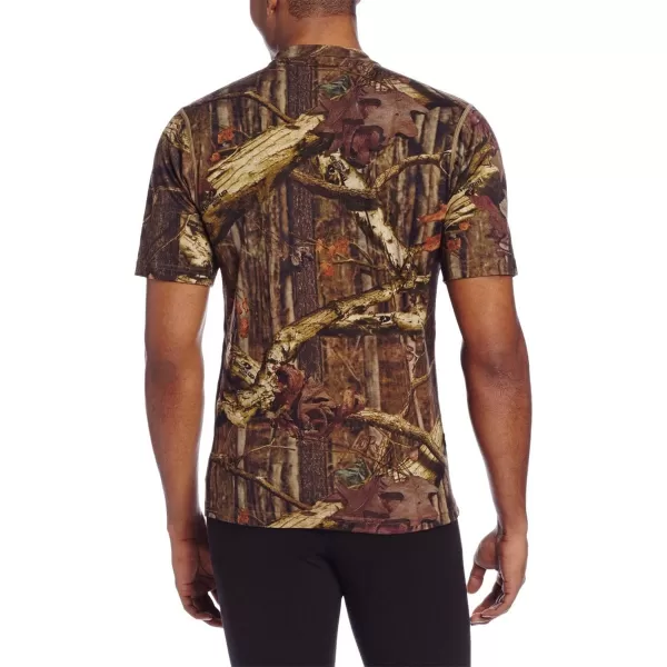 Minus33 Merino Wool 703 Algonquin Mens Lightweight Short Sleeve Crew  No Itch Renewable FabricMossy Oak