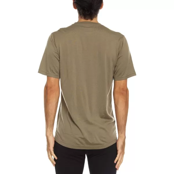 Minus33 Merino Wool 703 Algonquin Mens Lightweight Short Sleeve Crew  No Itch Renewable FabricTan 499