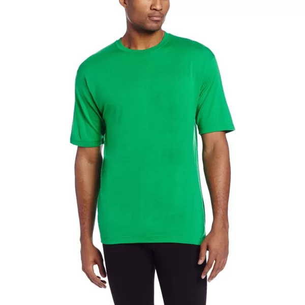 Minus33 Merino Wool 703 Algonquin Mens Lightweight Short Sleeve Crew  No Itch Renewable FabricZephyr Green