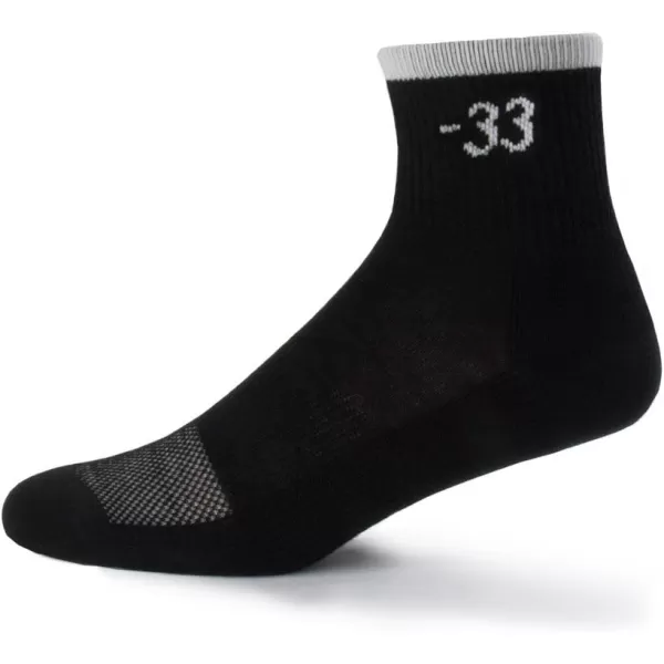 Minus33 Merino Wool 904 Low Rise Trail SockBlack