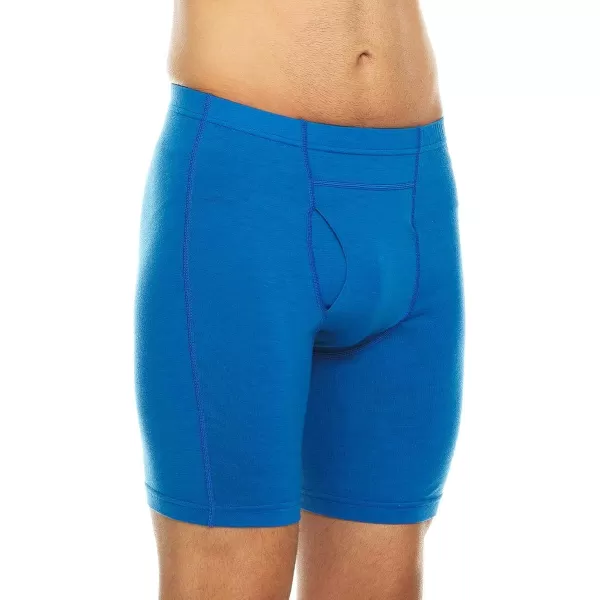 Minus33 Merino Wool Acadian Mens Lightweight Boxer Brief  No Itch Renewable FabricAzure Blue