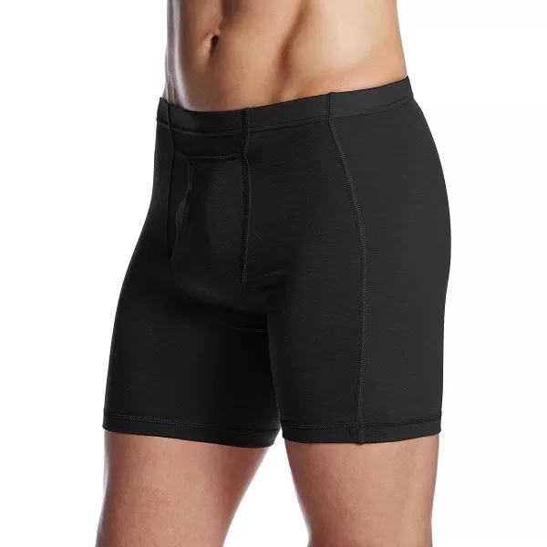 Minus33 Merino Wool Acadian Mens Lightweight Boxer Brief  No Itch Renewable FabricBlack