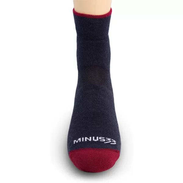 Minus33 Merino Wool Clothing Mountain Heritage All Season Lightweight Mini Crew Socks Made in USA New HampshirePatriot