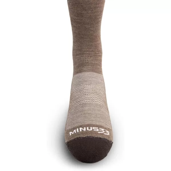 Minus33 Merino Wool Clothing Mountain Heritage Boot Liner Socks Made in USA New HampshireCoffee