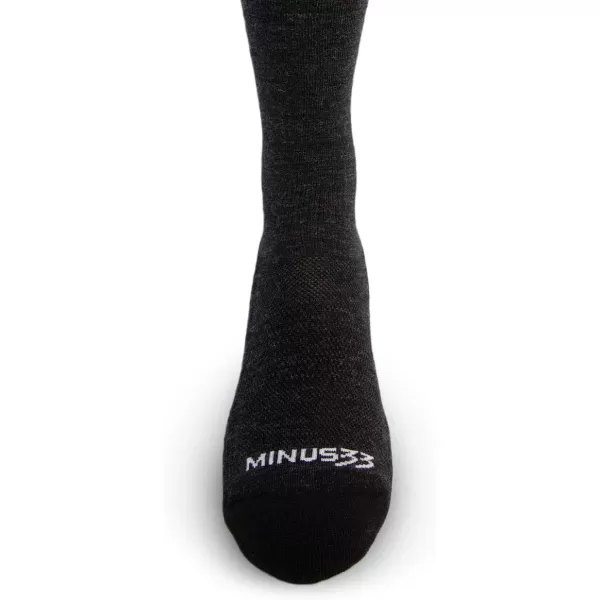 Minus33 Merino Wool Clothing Mountain Heritage Full Cushion Boot Socks Made in USA New HampshireBlack