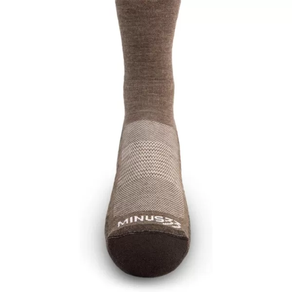 Minus33 Merino Wool Clothing Mountain Heritage Full Cushion Boot Socks Made in USA New HampshireCoffee