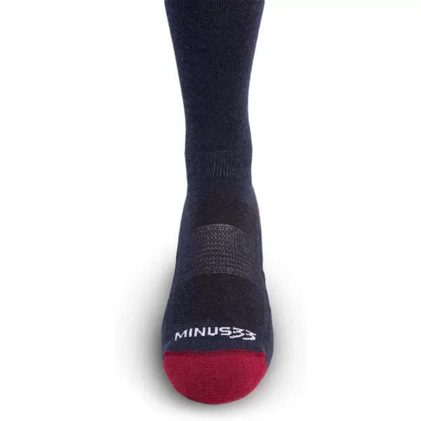 Minus33 Merino Wool Clothing Mountain Heritage Full Cushion Over the Calf Socks Made in USA New HampshirePatriot