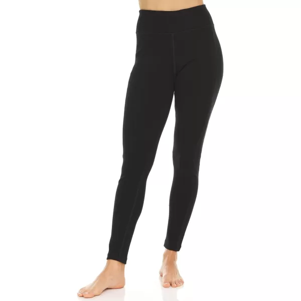 Minus33 Merino Wool Juneau Womens High Rise Expedition Legging  No Itch Renewable FabricBlack