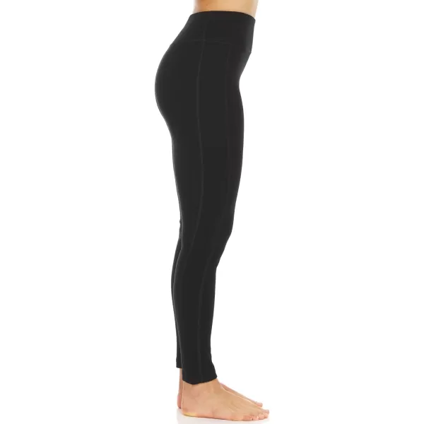 Minus33 Merino Wool Juneau Womens High Rise Expedition Legging  No Itch Renewable FabricBlack