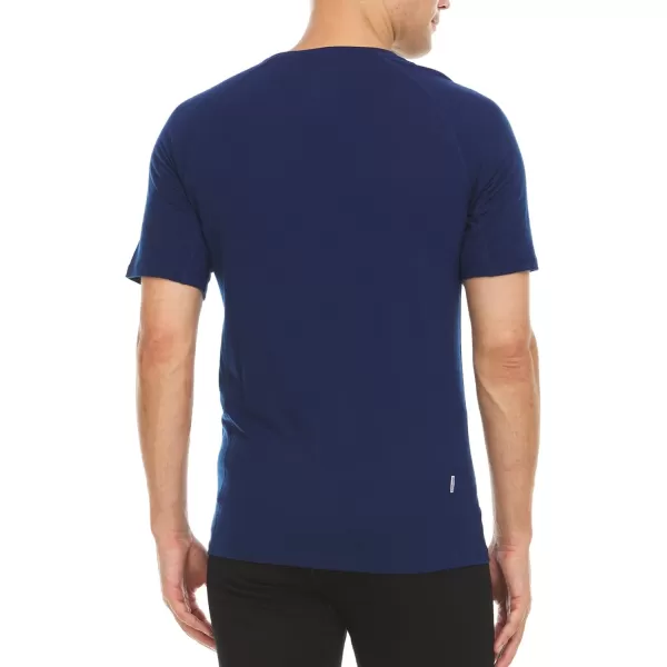 Minus33 Merino Wool Mens Micro Weight Woolverino TShirtNavy Blue