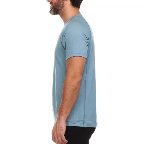 Minus33 Merino Wool Mens Micro Weight Woolverino TShirtSlate Blue