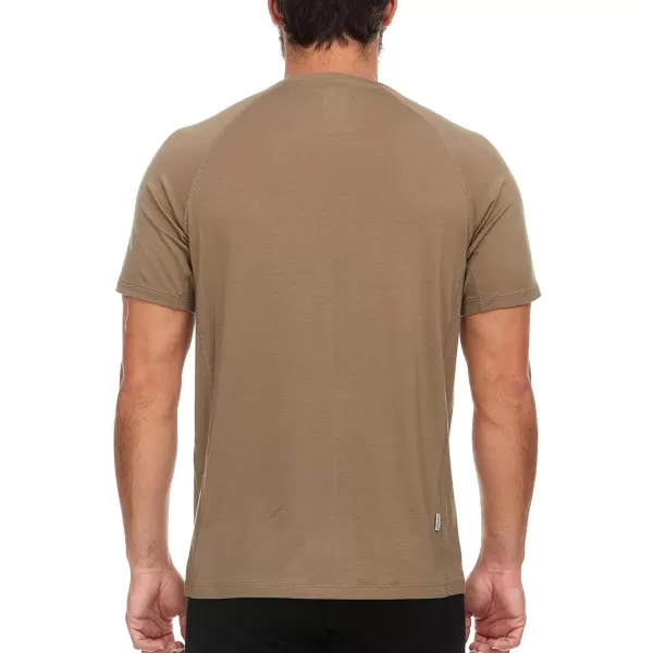 Minus33 Merino Wool Mens Micro Weight Woolverino TShirtTan 499