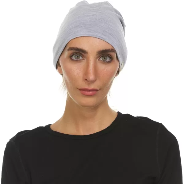 Minus33 Merino Wool Micro Weight Reversible BeanieAsh Gray  Black