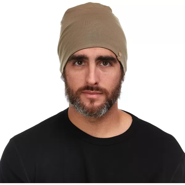 Minus33 Merino Wool Micro Weight Woolverino Multiclava  Multifunctional Headwear  UV Protection  Hiking Neck GaiterTan 499