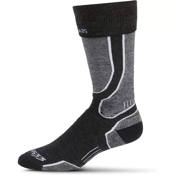 Minus33 Merino Wool Mountain Heritage Elite All Season Lightweight Snowboard Socks  Made in the USA  Over the Calf SocksBlack