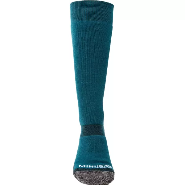 Minus33 Merino Wool Ski and Snowboard SockTeal Green Usa