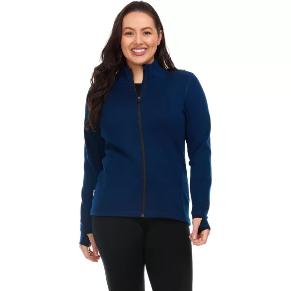 Minus33 Merino Wool Wilderness Womens Expedition Full ZipNavy Blue