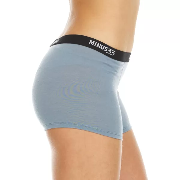 Minus33 Merino Wool Womens Micro BoyshortsSlate Blue