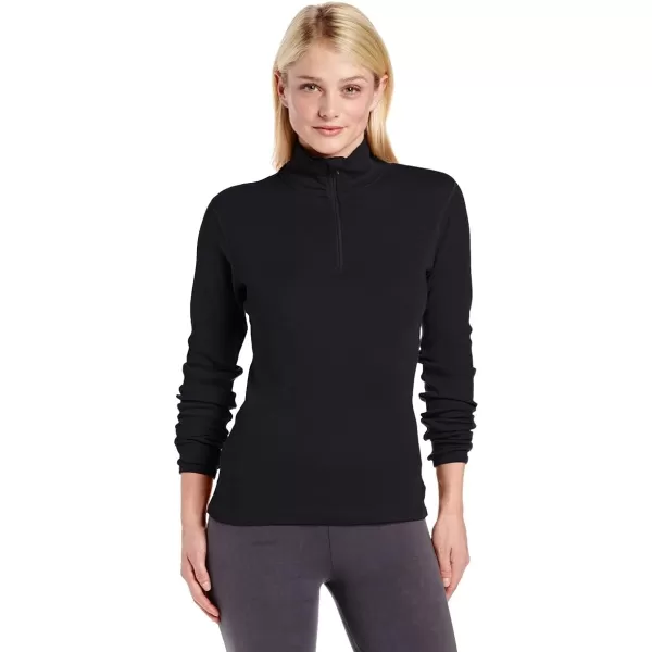 Minus33 Merino Wool Womens Woolverino Micro 14 ZipBlack