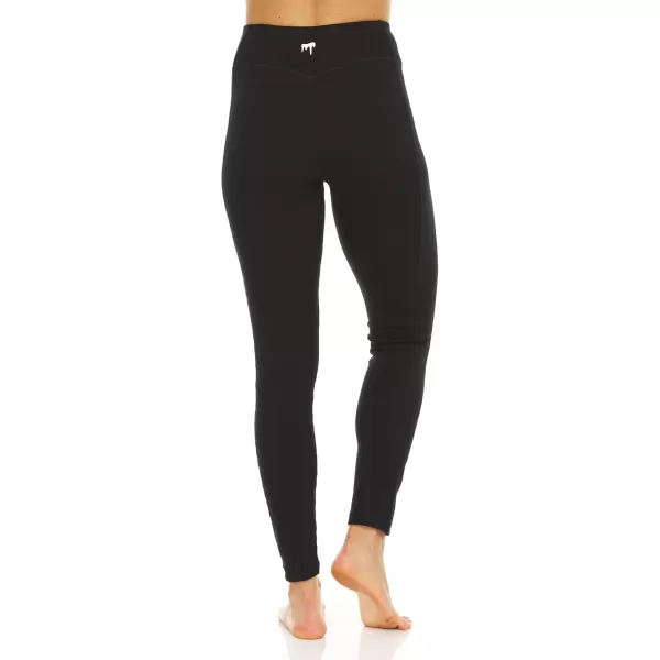 Minus33 Merino Wool Woolverino Womens Micro Leggings 84 Merino Wool 12 Nylon 4 SpandexBlack