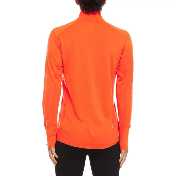 Minus33100 Merino Wool  Isolation Mens Midweight Quarter Zip  Warm Pullover  Outdoor Recreation SweaterBlaze Orange