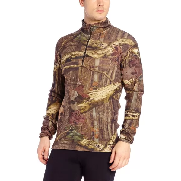 Minus33100 Merino Wool  Isolation Mens Midweight Quarter Zip  Warm Pullover  Outdoor Recreation SweaterMossy Oak